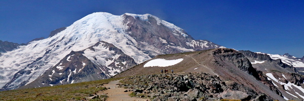 Mt. Rainier from the Burroughs Mountain trail