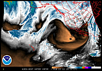 NE Pacific Vapor Satellite Loop