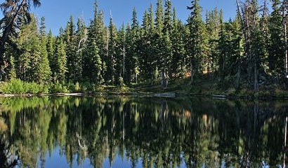 Heart Lake in Hellroaring Canyon